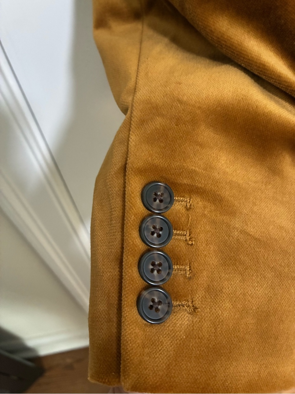 J. Crew Velvet Blazer in Warm Brown - Picture 3 of 9